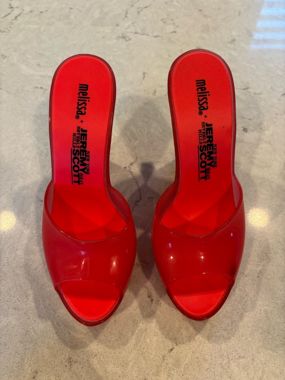 Jeremy Scott X Melissa Inflatable Mule Heels size 6 SEE DESCRIPTION - Picture 2 of 5